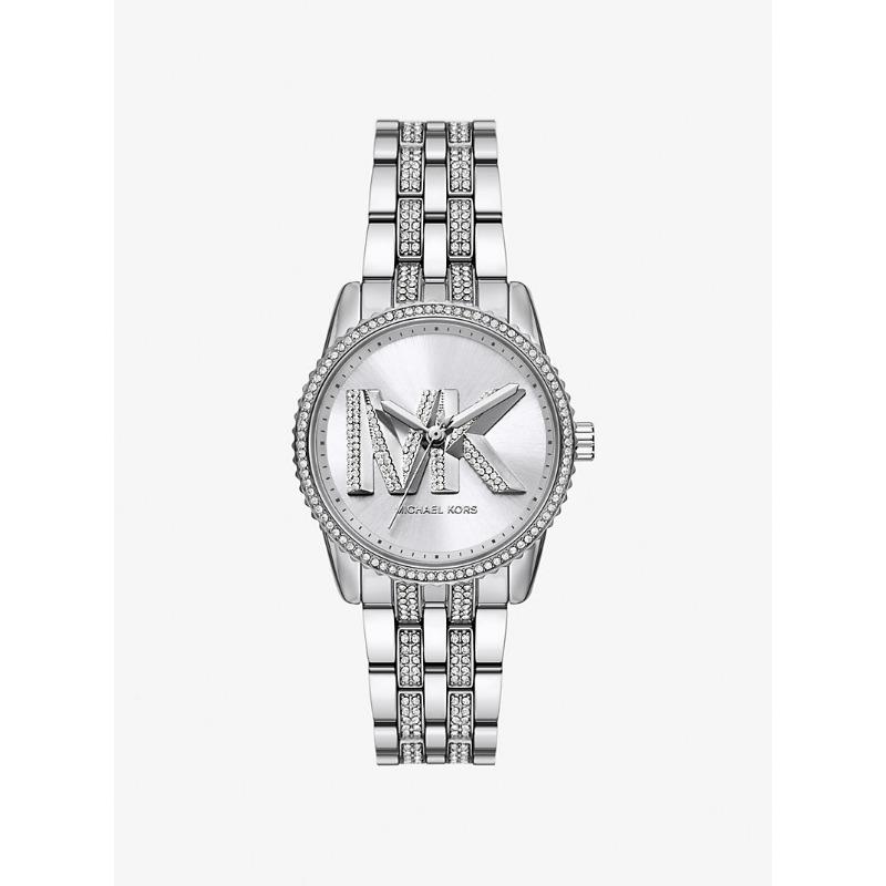 

Мини-часы Michael Kors Bryant с паве и логотипом, серебристый тон, MK7542 серебряный