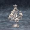 Glass Square Glass Christmas Tree Table-Sized Crystal Ball (Clear)