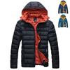 Mens Warm Winter Hooded Thick Padded Jacket Zipper Casual Parka Coat Outwear