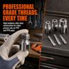 3PCS Internal External Threads Pipe Thread Cutter Dual End Die Tube Threader Kit  Water Pipe Repair