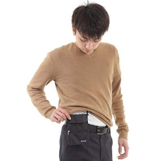 Foppery Passport Neck Pouch with Electromagnetic Wave Passport Security Pouch Case, Anti-Skimming, Ultra-Lightweight Blocking, Anti-Theft, Holder,