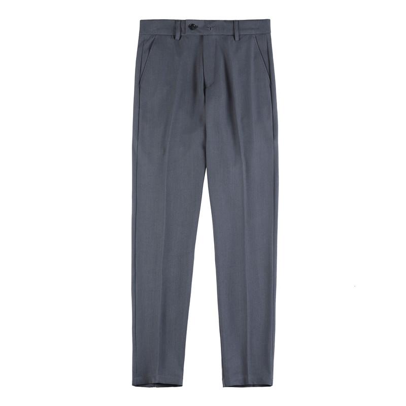 Men Stretch Solid Black Smart Casual  Pants Mens Trousers Office Quick Dry Suit Pants New Spring Autumn Korean Straight Pants
