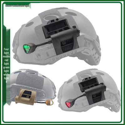 Taktik Kask Sinyal Işığı, Dört Renkli MPLS Yılan Işığı ŞARJ Adaptörü ile, FAST Kask ve IR IFF için.