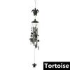 Green Retro Animal Iron Wind Chimes Waterproof Metal Wind Bells with 4 Aluminum Tubes 6 Bells Romantic Wind Chime for Home