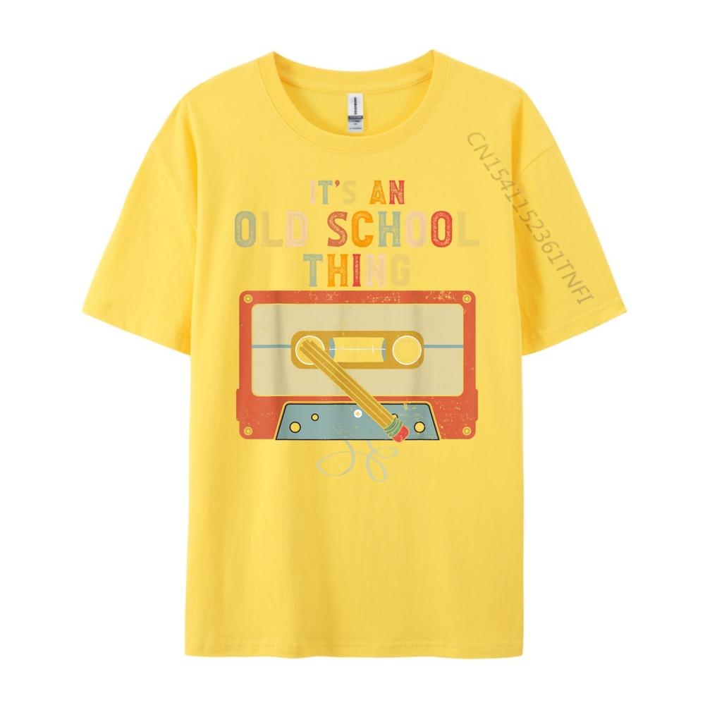 Retro Cassette Tape Music 80s 90s Women Plain T Shirts Wholesale Mans Year 2025 Graphic T Shirts Tshirts Unisex Vintage Style