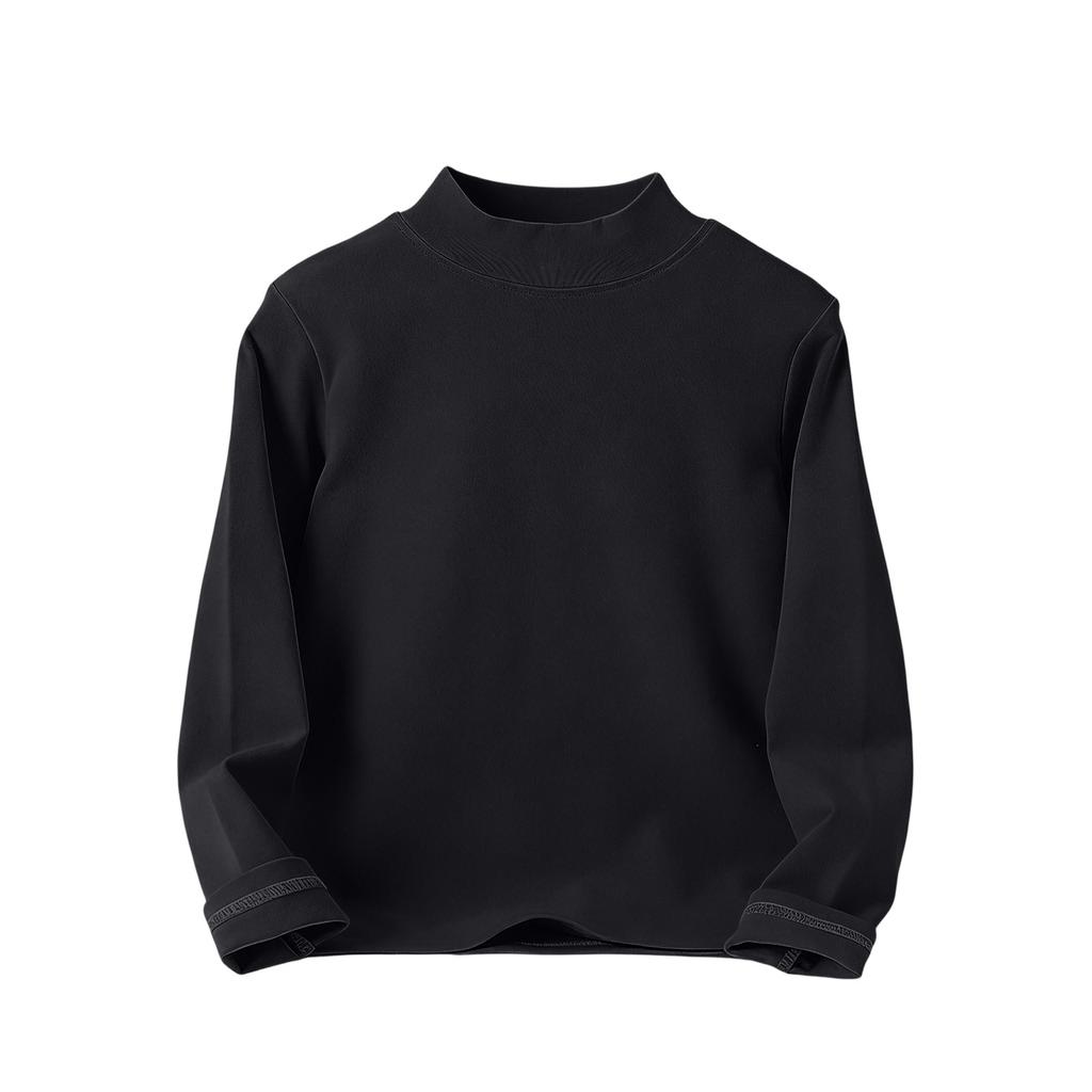 Boy And Girls Color Long Sleeved T-shirt Round Neck Color T-shirt