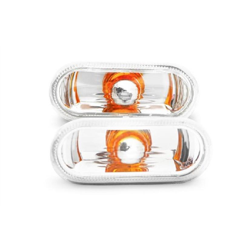 VW Transporter T5 Side Indicators Set Crystal Orange 03-15 Repeaters Left Right