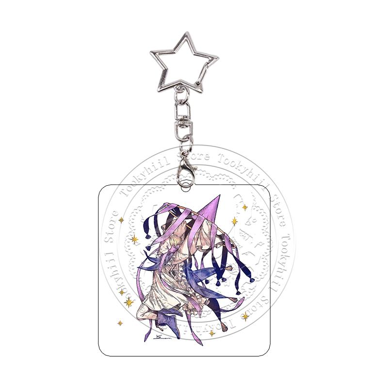 Heksenhoed Atelier Cartoon Acryl Sleutelhanger Kawaii Student Gagaga Qifrey Prachtige Sleutelhanger Karakters Hanger Verjaardagscadeau