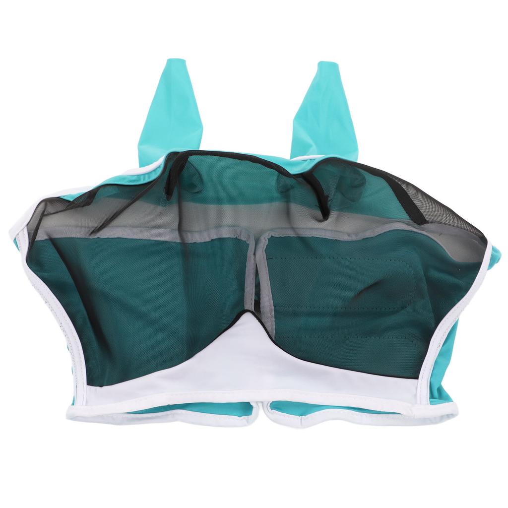 Mesh Horse Fly Mask Elastic UV Protection Detachable Breathable Horse Fly Mask with Ears for Horses