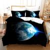 3D Cosmic Starry Sky Theme Printing Home Bedding Set Quilt Cover Pillowcase Bed Sheet/double Bed Full Size Bedding Home Decoration