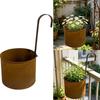 Elegant Distressed Hanging Flower Pot Planter Basket For Any Space Indoor Patios Porch Balcony Window Outdoor Gardening