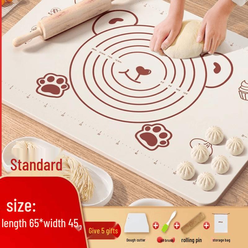 Silicone Kneading and Baking Mat Set