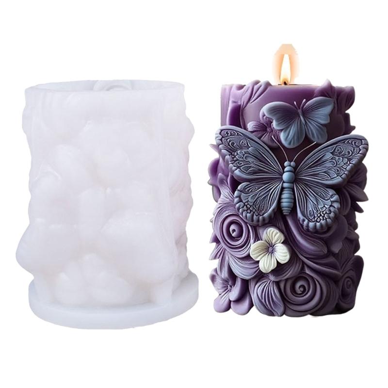 Detailed Butterfly Silicone Mould for Making Candle Craft Project