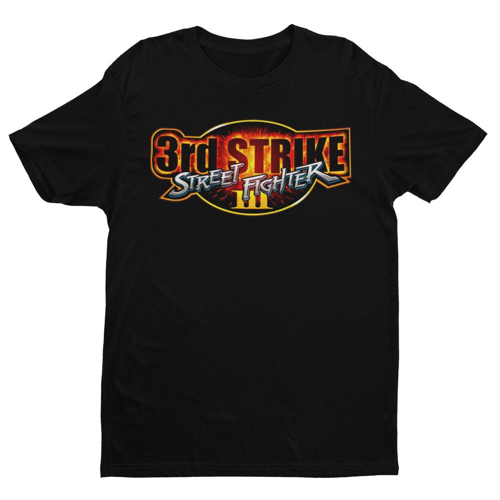 

SF3 Third Strike 3S Title Logo Premium Unisex T-shirt Logo Art Gifts Gamers 2XL