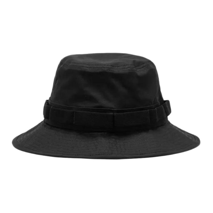 Nike Solid Logo Cotton Fisherman Hat Men hats Black HM5753-010