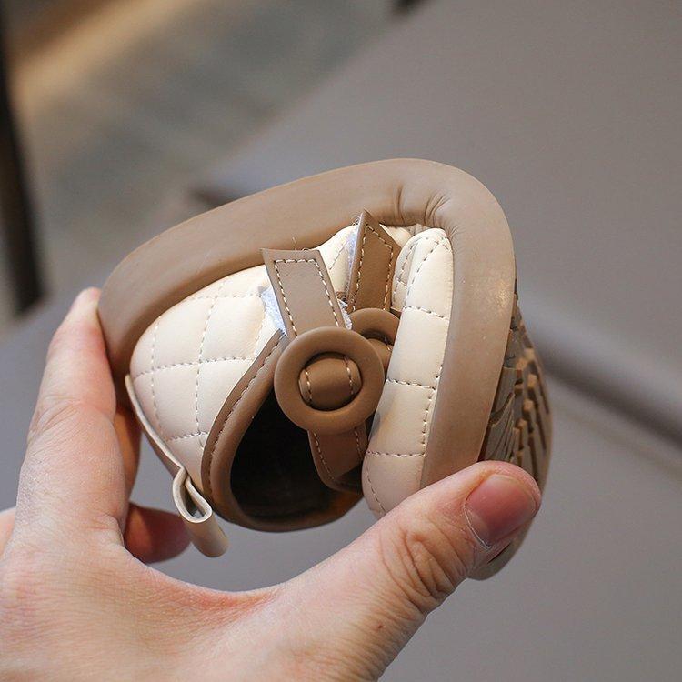 Girls' leather shoes Spring and Autumn 2025 new children's Xiaoxiangfeng princess shoes foreign Mary Jane baby soft-soled Doudou shoes