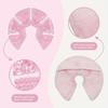 Large Gel Bead Breast Ice Packs - Hot/Cold for Pain Relief, Breastfeeding Essentials, -Grade PVC, Breast Cooling/Heat Pads,