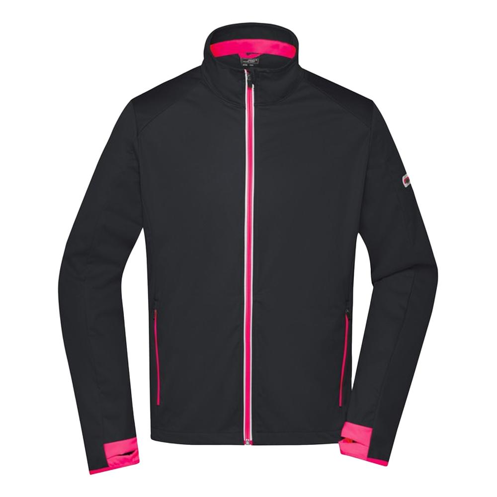 James and Nicholson Mens Sports Soft Shell Jacket