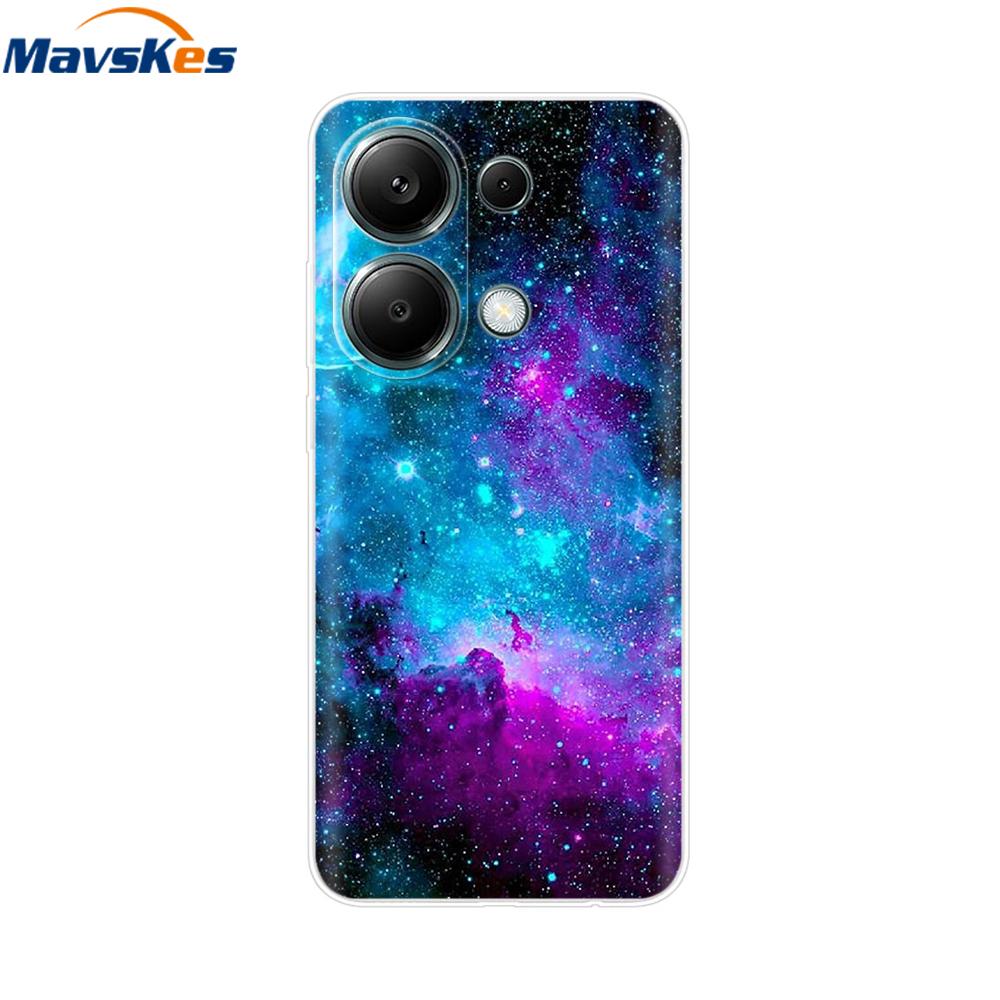 For Poco M6 Pro Case For Xiaomi Poco M6 Pro 4G Cover Fundas Coque Camera Protector Soft Silicone Phone Back Case For Poco M6 Pro