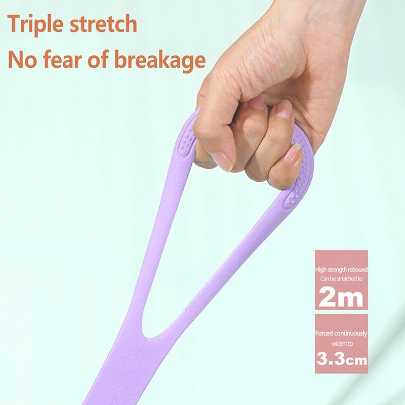 8-stelliges Silikon-Widerstandsband für Arm, Rücken, Schulter, Übung, elastisches Seil, Yoga, Stretching, Fitnessband