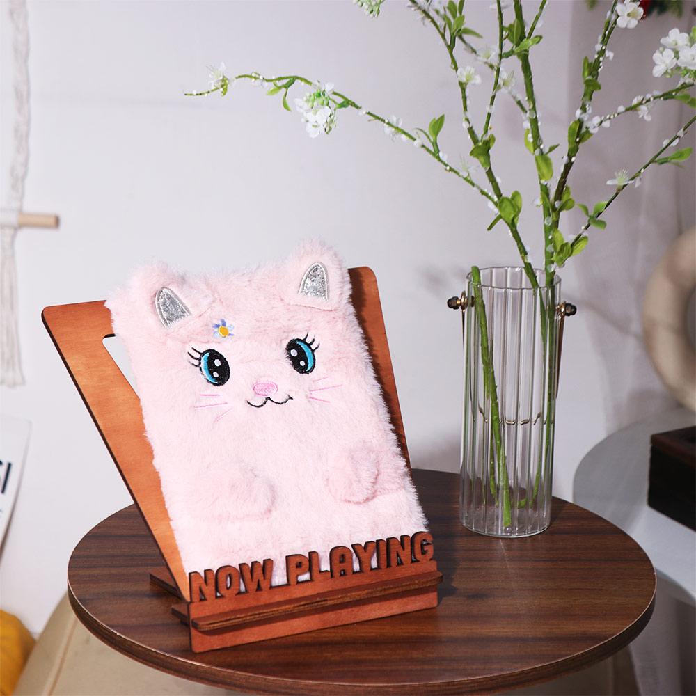 Removable Vinyl Record Stand Handmade Desktop Display Stand Wooden CD Rack TV Cabinet