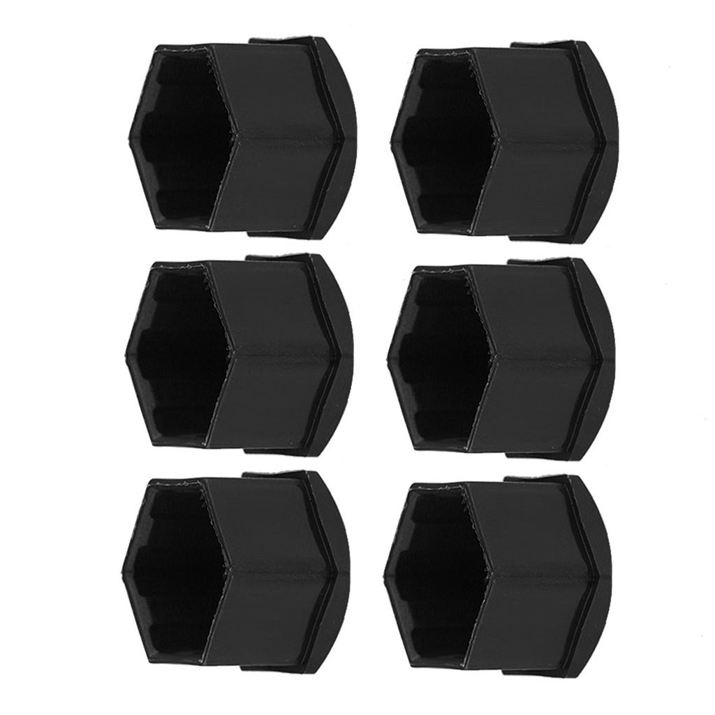 20pcs 21mm Nut Car Wheel Auto Hub Screw   Anti Theft Cover   Black