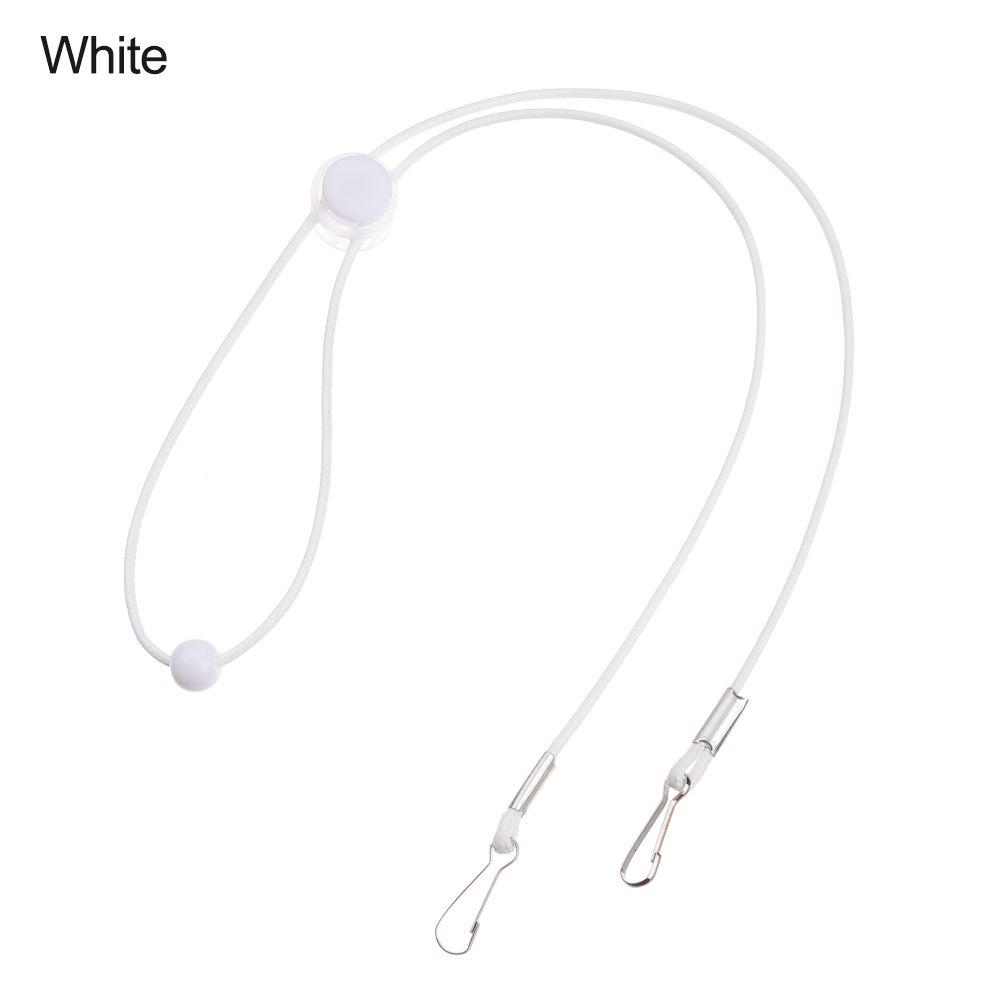 Durable Glasses Accessories Adjustable Hat Windproof Rope Non-Slip Neck Cord Glasses Strap Eyewear Lanyard Eyeglasses Rope белый