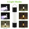 LED Telescopic Flashlight USB Rechargeable Camping Tent Light Portable Lantern Flashlight for Camping Hiking Emergency Outage