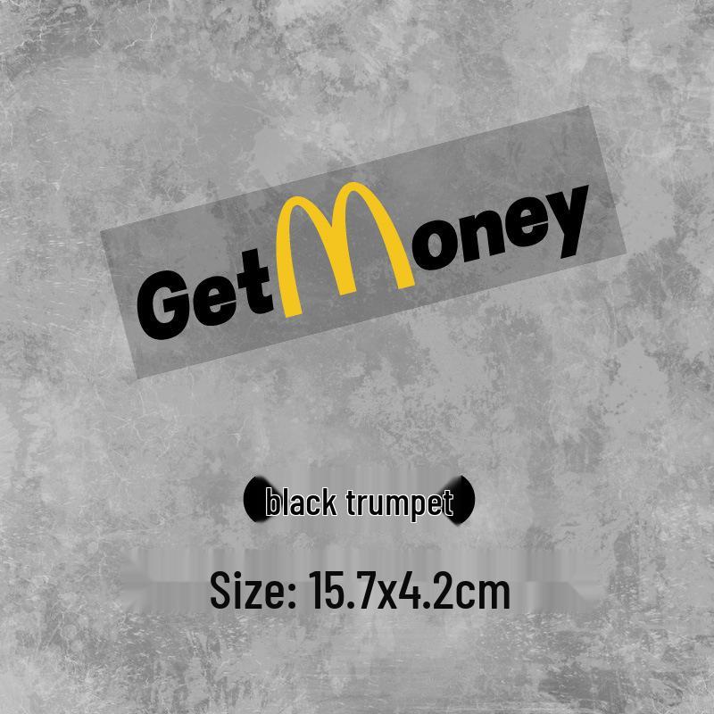 

Creative Good Morning McDonald s Sticker for Car, Suitcase, or Glass Decoration