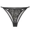 Vrouwen sexy kanten bloemen borduurwerk slipje lage taille mesh verleiding Breifs Franse luxe ondergoed plus size ademende panty