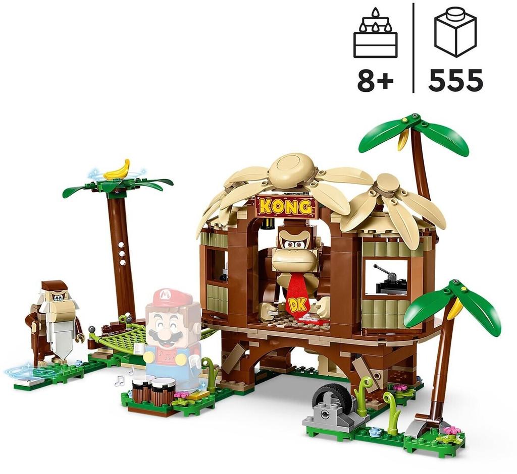 LEGO конструктор Super Mario – Дом на дереве Донки Конга: набор расширения (71424)