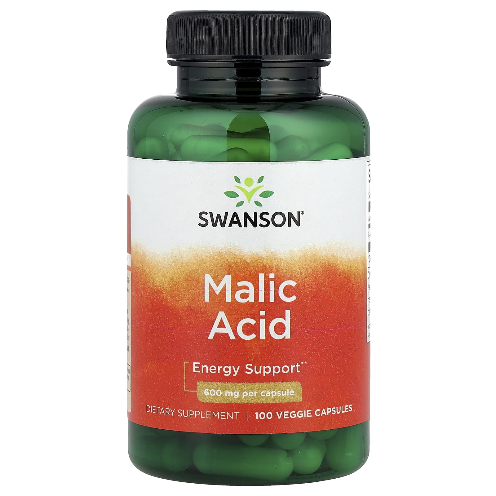 

Malic Acid, 600Mg, 100 Veggie Capsules