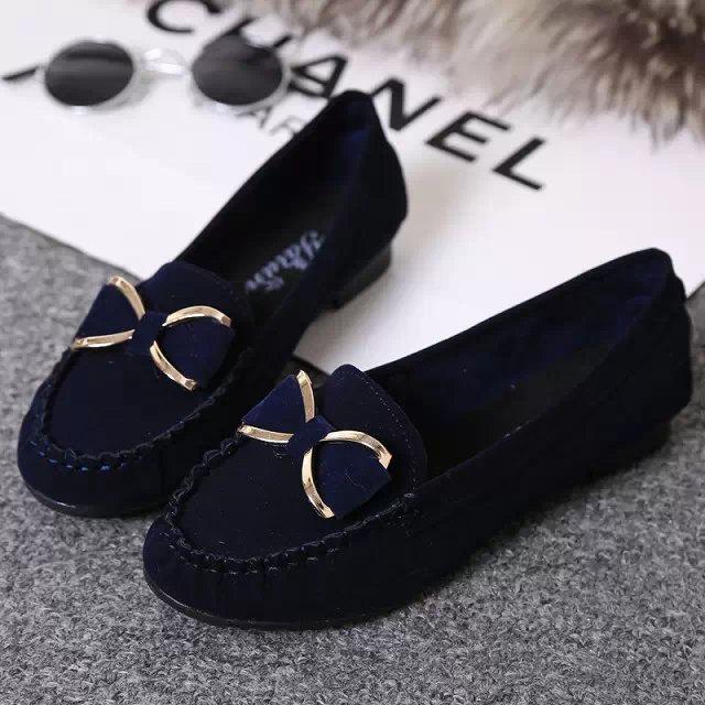 2024 Summer Fashion Casual Lofers Women's Candy Color Slip On Flat Shoes Ballet Flats Women Elegant Butterfly-Knot Office Shoes
