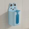 Wall Mounted Tissue Box Napkin Container Bathroom Adhesive Dispenser Organizer