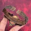 White Buffalo Turquoise Bangle Adjustable Cuff Bracelet Copper Wire Wrapped Gemstone Bangle Handmade Jewelry Flower Bangle Anniversary Gifts