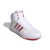 Adidas Hoops 2.0 Mid 'White Red' Women's Sneakers FW5695