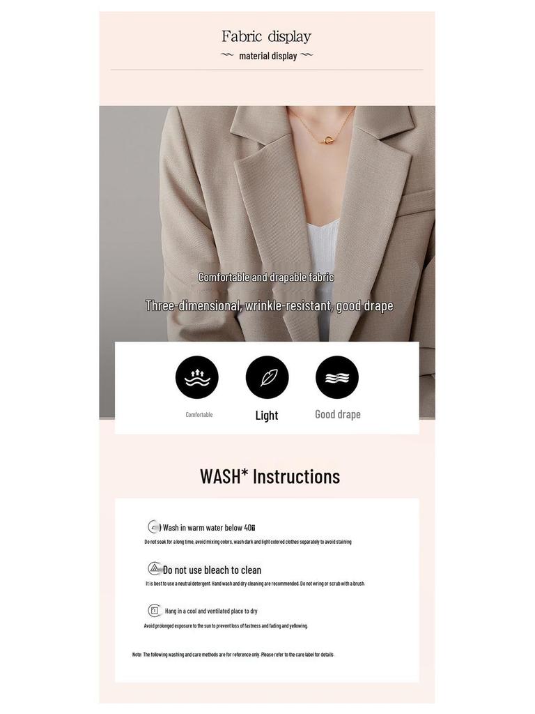 Women's Long Sleeve Professional Blazer - 2025 Spring/Autumn Collection