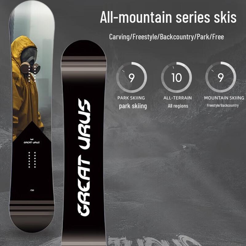 Snowpower Carbon Fiber All-Mountain Freestyle Snowboard