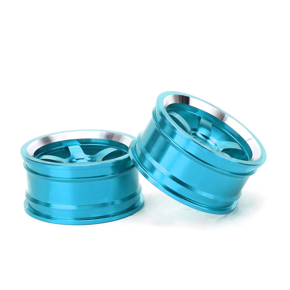 4Pcs 1/10 Aluminum Alloy Wheel Hub Accessory RC Parts Fit for HSP 94123 Touring Drift CarBlue