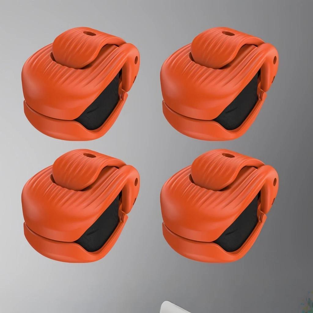 4 STuks Visaccessoires, Hengelhouder, Beschermhoes, Snelle Verbindings- en Bevestigingsklem, Geschikt voor het Bevestigen van Aashengel