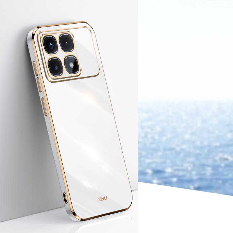 

Роскошный чехол с покрытием для Xiaomi 14T Pro 5G 14T Мягкий силиконовый квадратный чехол для телефона с защитой от ударов для Redmi K70 Ultra for Xiaomi 14T Pro