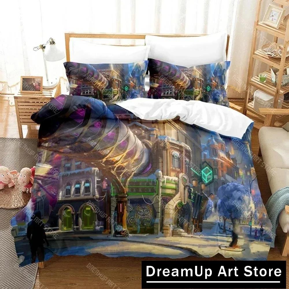 3D Printing Game Overwatch 2 Invasion Bedding Set Single Twin Full Queen King Size Bed Set Adult Kid Bedroom Duvet Cover Sets
