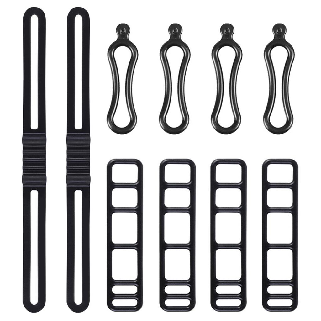 Bicycles Flashlight Holder Strap Bicycles Handlebar Elastic Straps Bicycles Silicone Band Bicycles Torch Mount Bandage