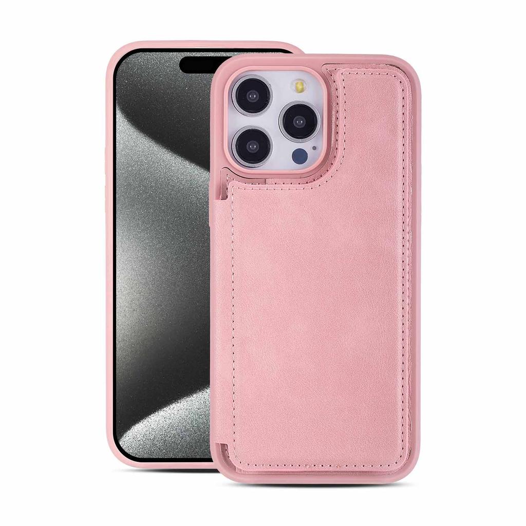 Multi-functional Strong Magnetic Cards Solt Phone Case for iPhone 17 Pro Max 16 Plus 15 14 13 12 Shockproof Slim Fit Stand Cover