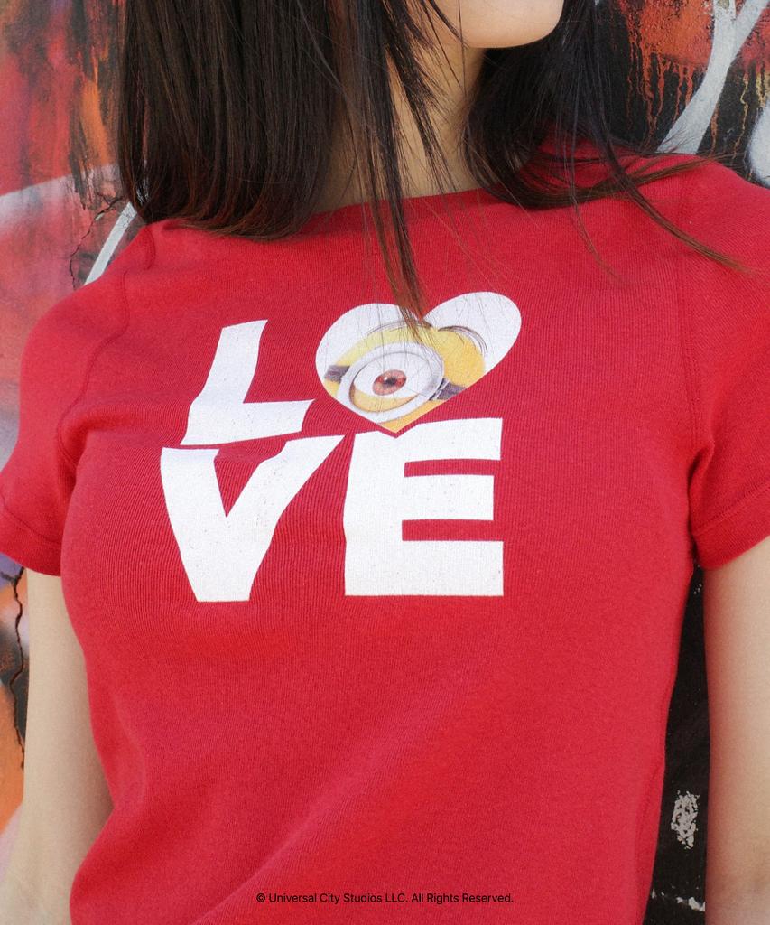 Eolleongttungttangsangjeom [Minions] Love Tee Red