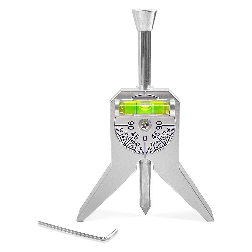 Manuell rörcenterfinnare Markör Centreringsverktyg Y-typ 4 tum Säkerhetsrörsmarkör Centreringshuvudverktyg Justerbar libellvinkelmätare