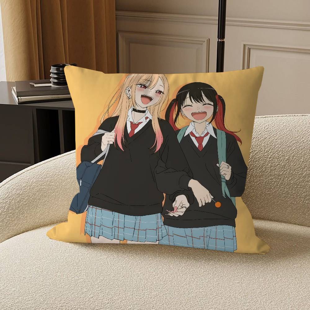 

Anime My Dress-Up D-Darling Maple Design Cushion Cover Happy Autumn Harvest decor Holiday Decorati Pillow Cover 12x12Inch