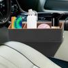 Car Side Seat Pocket Space-Saving Organizer Car Seat Side Filler Pocket SUV Truck And Minivan Multi-Functional Console Side Box