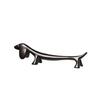 Easy To Clean Zinc Alloy Dachshund Chopstick Stand Holder for Home Dinning Table