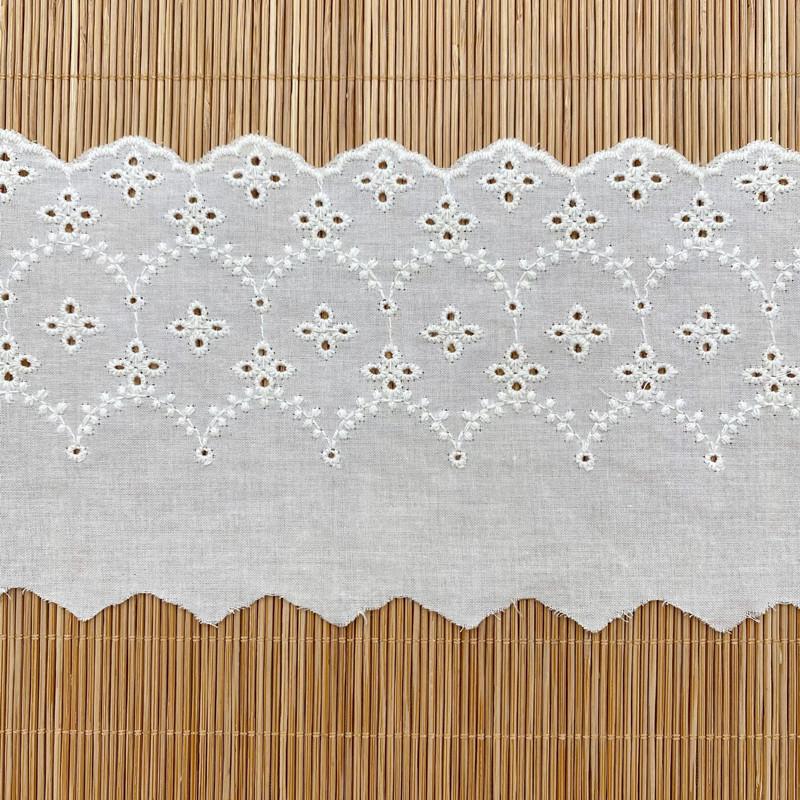 1 Yard Spitze Stoff Baumwolle Stickerei Band DIY Nähen Spitze Kleid Kinderkleidung Zubehör
